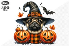 Halloween Dog Sublimation - Clipart PNG Design Product Image 1