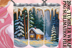 Bright journeys 20oz tumbler wrap, Winter Product Image 1