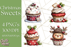 Christmas Treats Cookies Cocoa Clipart PNG Product Image 1