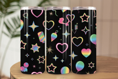 Festive Happy New Year Tumbler Wrap 2026: 20oz Skinny Tumble Product Image 1