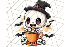 Monster Café Halloween PNG Clipart, Coffee Holiday Clip Art Product Image 2