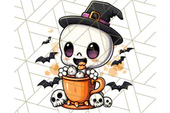 Monster Café Halloween PNG Clipart, Coffee Holiday Clip Art Product Image 2