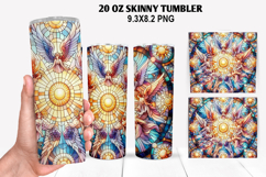 Skinny Tumbler 20oz Wrap Design, Summer Tumble PNG Design Product Image 1