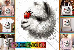 Vibrant TSHIRT Gift Ideas PNG, Cute Animals Product Image 1