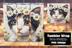 Tumbler Sublimation: Whiskered Humor Product Image 1