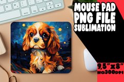 Colorful Dog Mouse Pad - Sublimation Design Product Image 1