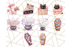 Haunted Sweet Shoppe PNG Clipart, Pastel Halloween Bakery Product Image 2