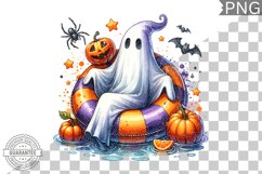 Halloween Ghost Sublimation - High-Quality 300 Dpi Product Image 1