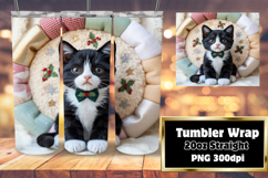 Versatile 20oz Tumbler Template , Holiday Pets Product Image 1