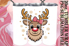 Joyful Inspirations 20oz tumbler wrap, Cute Christmas Product Image 1