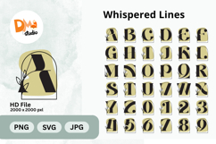 Whispered Lines Monogram Product Image 1