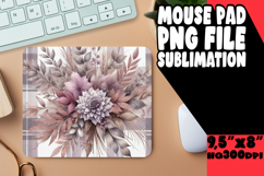 Sweet DESK PAD PNG Style, Autumn Flower Product Image 1