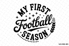 My first Football Season Svg | Game Day Svg | Sport Svg Product Image 1
