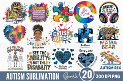 Autism Sublimation Bundle PNG Product Image 1