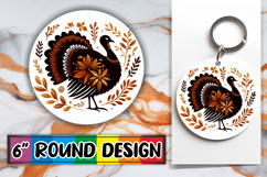 Radiant Circle Ornaments Design, Flower Animals Product Image 1