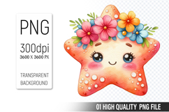 Summer Clipart PNG Bundle, Beach Clipart Design Product Image 17