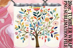 Radiant Nature's Vibrant Spring Tumbler Sublimation Product Image 1