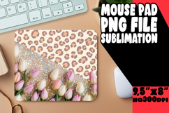 Bright MOUSE PAD Inspirational Design, Leopard Print Product Image 1