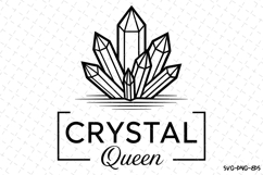 Crystal Queen Svg | Halloween Svg | Svg Cut Files Product Image 1
