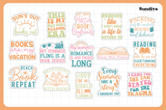 15 Printable Summer Book Lover Sticker Bundle Product Image 3