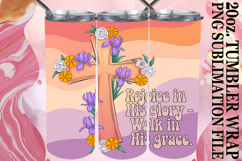 Magical mornings 20oz tumbler wrap, Cross Product Image 1