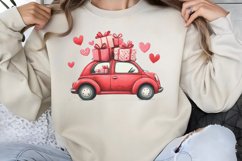 Cute Watercolor Valentines Day Clipart PNG Product Image 1