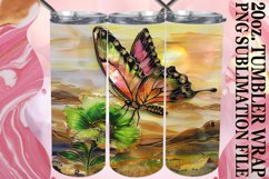 Shiny Glitter Butterfly Pattern for 20oz Tumblers Product Image 1