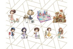 Cute Career Clipart Watercolor Professions Clip Art for Kids Product Image 6