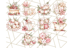 Christmas Cottagecore Kitchen Clipart PNG, Holiday Decor Product Image 2