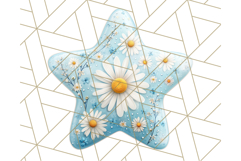 Cute Puffy Star Clipart PNG, 3D Glossy Pastel Stars Clip Art Product Image 2
