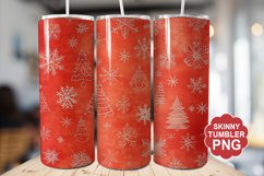 Christmas Red Tumbler | Christmas Tumbler Wrap Product Image 1