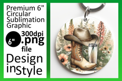 Stylish Round Design for Coasters , Western Product Image 1