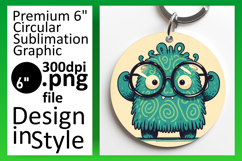 Unique Round Design for Coasters , Monster Product Image 1