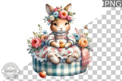 Floral Nursery Animal Sublimation Clipart Bundle Product Image 10