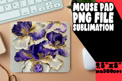 ENCHANTED desk pad PNG Design, 3D Flower Product Image 1