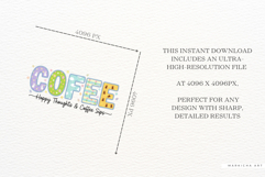 Easter Coffee Sublimation Clipart Product Image 6