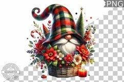 Christmas Gnome Sublimation - Clipart PNG Design Product Image 1