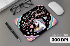 100 days of school Mouse Pad, Teacher PNG Sublimation Design Product Image 1