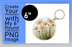 Dynamic Round Design Car Coaster PNG , Flowers Product Image 1