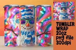 Tropical Tidings: Sunny Snowman Wraps Product Image 1