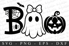 Boo Svg | Halloween Svg | Cricut Product Image 1
