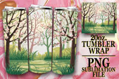 SWEET GIFT 20oz TUMBLER WRAP, Spring Product Image 1