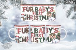 Fur Baby's First Mug Wrap - Christmas Mug Sublimation Product Image 1