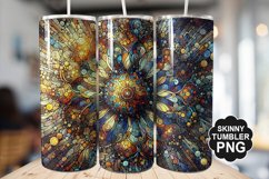 Stained On Stained Glass Tumbler Warp - Tumbler Design Product Image 1
