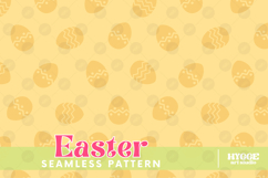 Easter Eggs Bunny Seamless Pattern PNG Sublimation Product Image 9