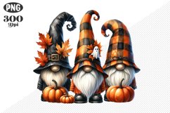Halloween Gnomes Sublimation - Clipart PNG Design Product Image 1