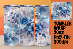 Unique Artwork for 20oz Tumbler , Watercolor Patter Product Image 1