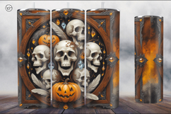 4 Halloween Tumbler Wrap Sublimations, 20 oz Product Image 5