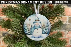 Christmas Ornament Sublimation PNG Design Product Image 1