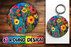 Springtime Blossom Circle Sublimation Collection Product Image 1